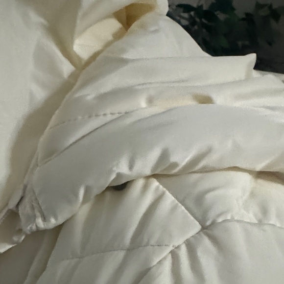 Steve Madden Off-White Long Puffer Coat - Picture 2 of 10